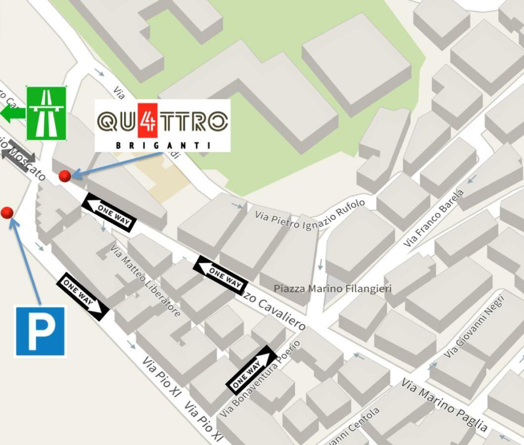 Quattro Briganti Panzió Salerno Kültér fotó